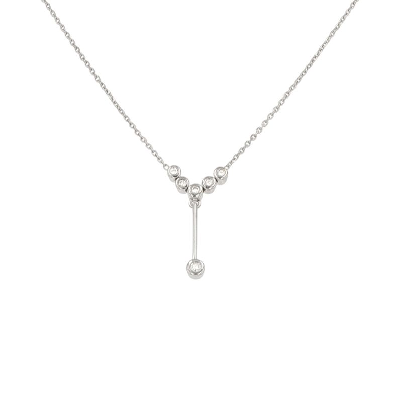 Acheter Collier diamants 0.10 carat or blanc 3.45g Comme neuf - 890,00 € Collier diamants 0.10 carat or blanc 3.45g Comme neuf - reconditionné disponible sur Gemme Les Bijoux